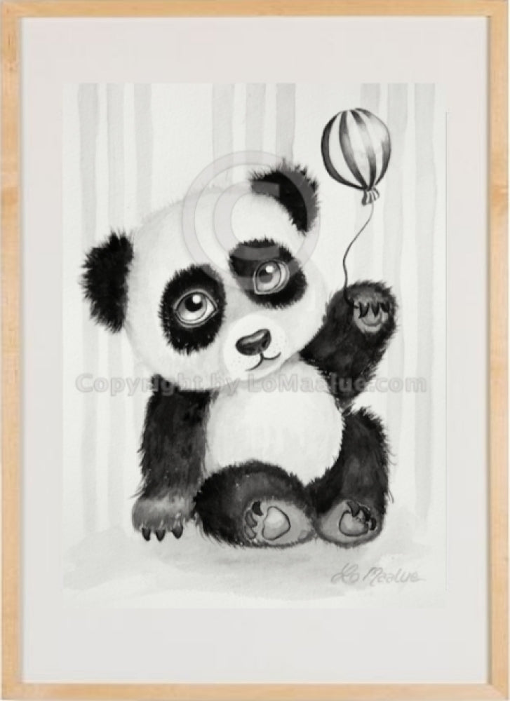 Panda som kunstplakat